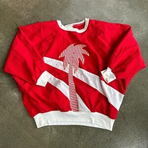 Vintage Tag retro palm tree Size XL Blouse Top